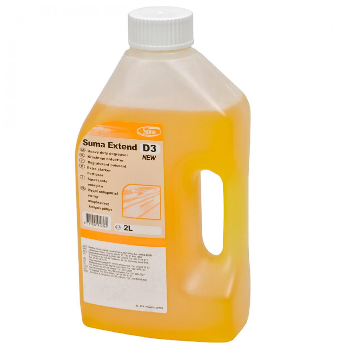 Suma Extend D3 sgrassante alcalino PU 2 lt - 6 pz x ct