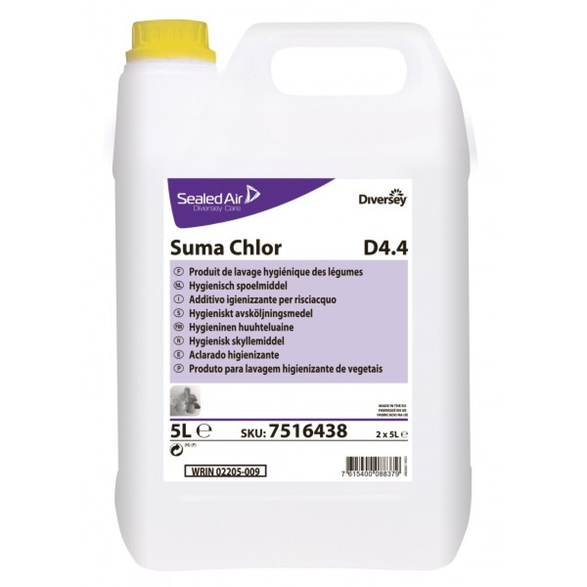 Suma Chlor D4.4 additivo igienizzante frutta e verdura 5 lt - 2 ta x ct