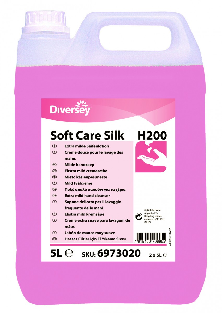 Soft Care Silk 3 in 1 detergente mani corpo capelli 5 lt - 2 ta x ct