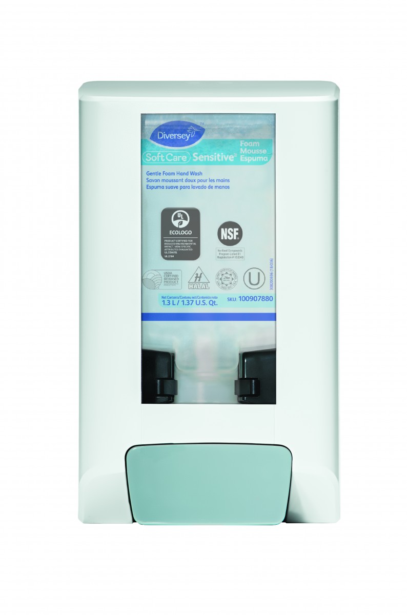 Dispenser Intellicare manuale bianco per saponi a cartuccia