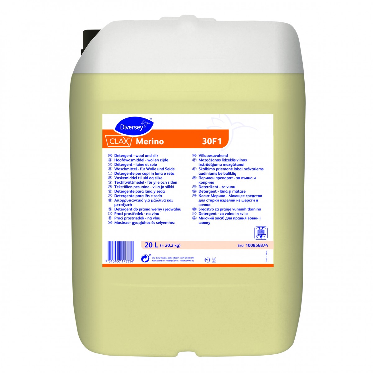 Clax Merino 30F1 detergente capi delicati 20 lt