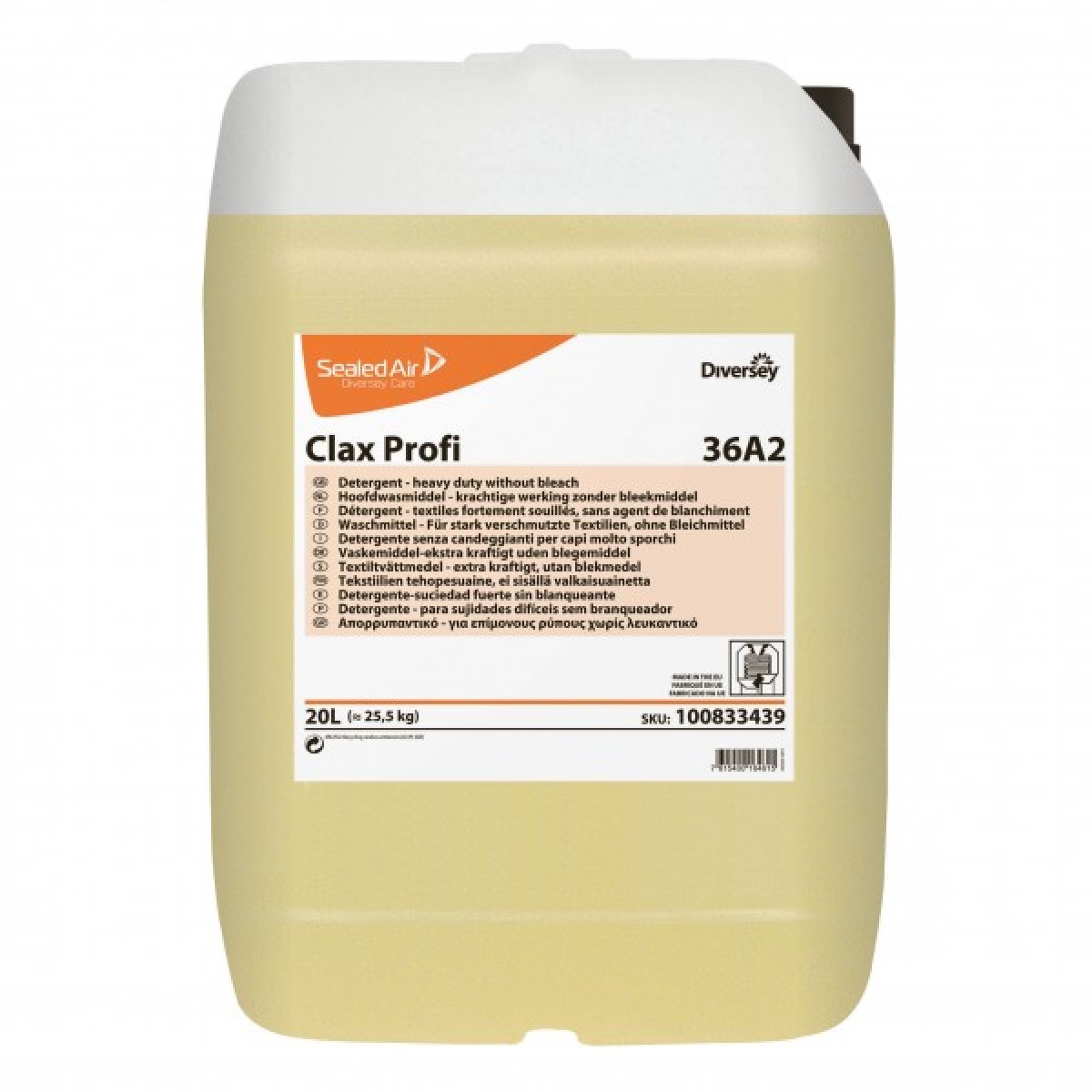 Clax Profi 36A2 detergente strutturato no candeggianti 20 lt