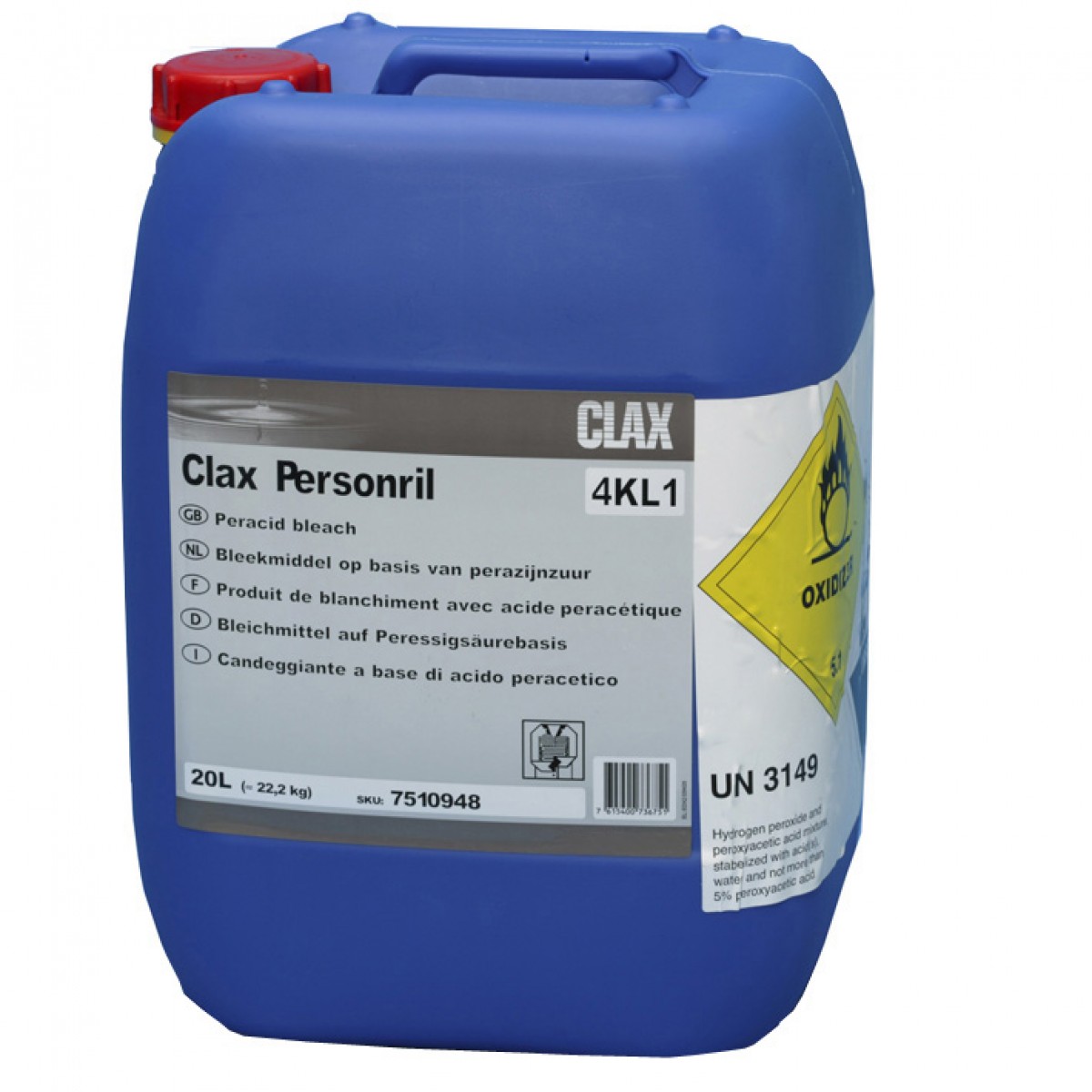 Clax Personril Bleach 43A1 candeggiante peracetico 20 lt