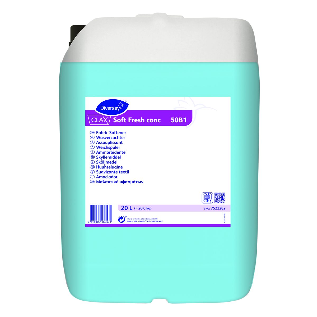 Clax Soft Fresh 50B1 ammorbidente conc. 20 lt