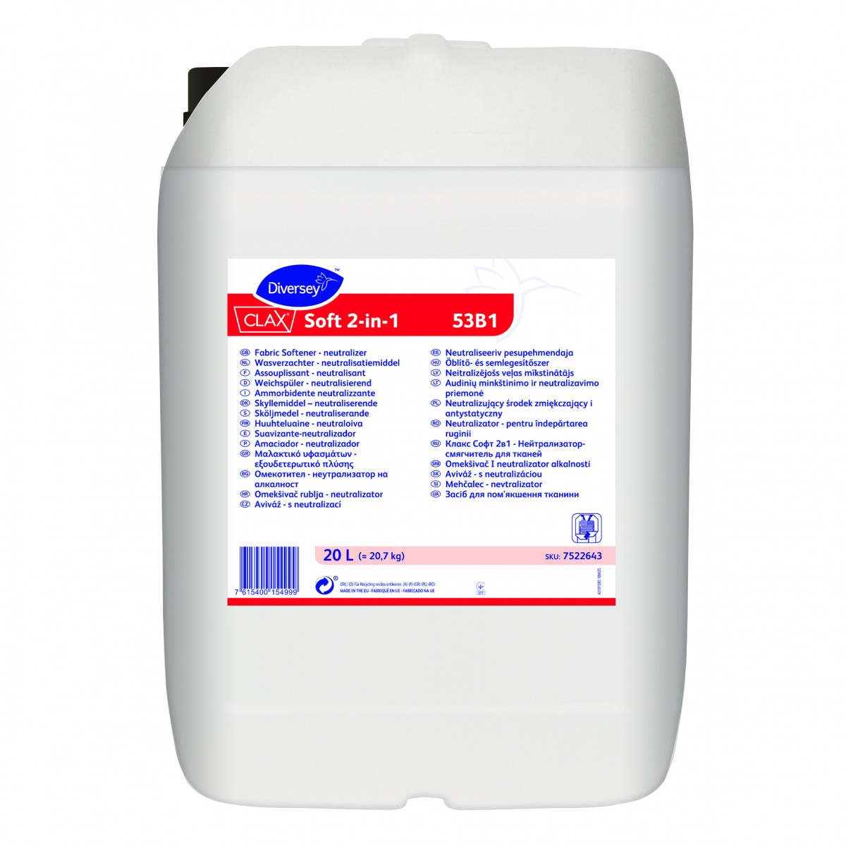 Clax Soft 2in1 53B1 tanica 20lt.