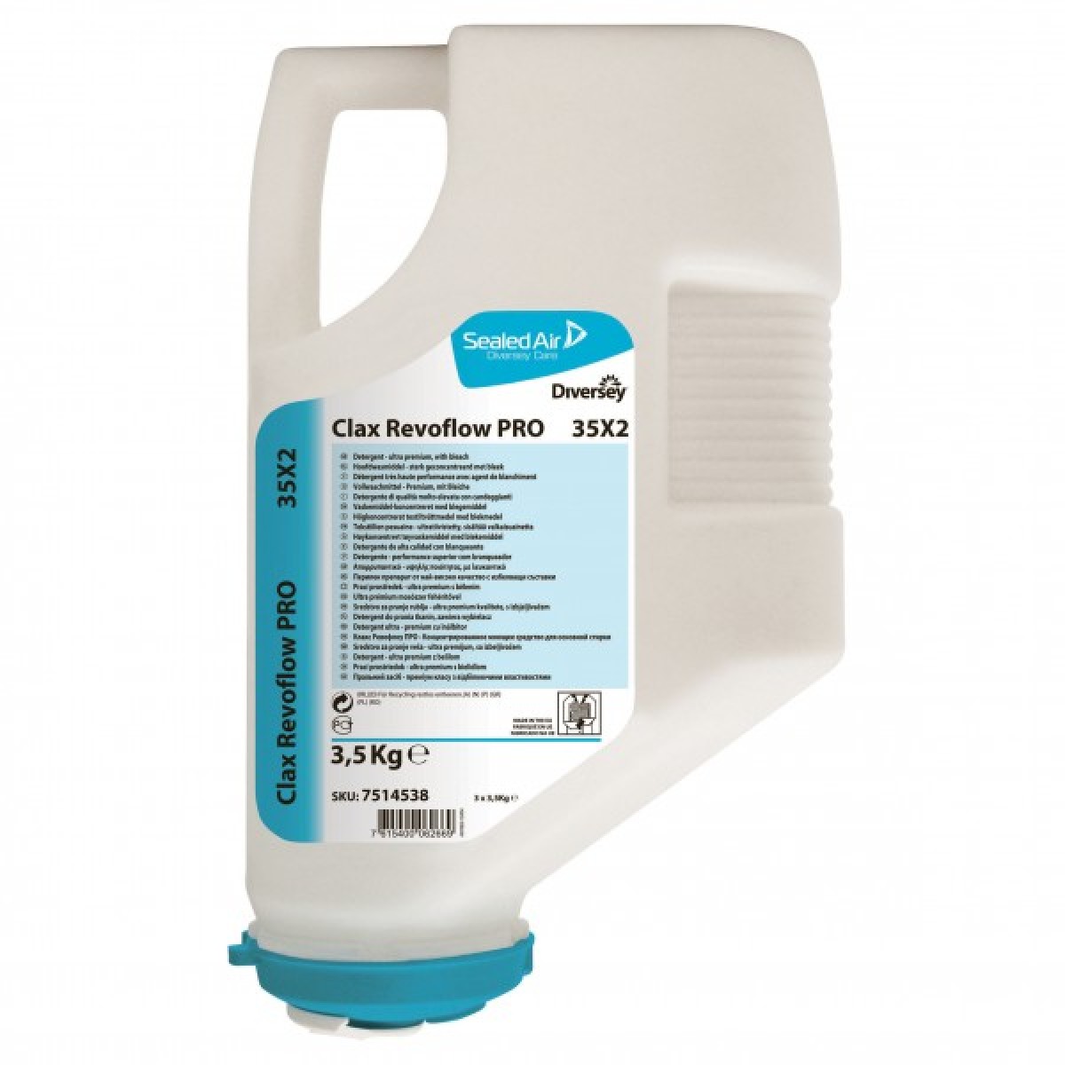 Clax Revoflow Pro deterg. polvere 3.5kg. - 3 pz x ct