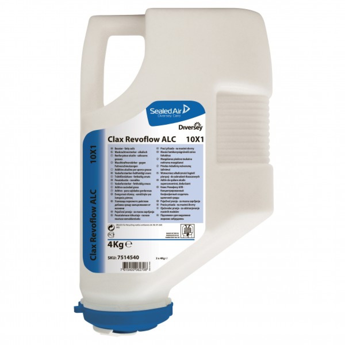Clax Revoflow ALC deterg.alcalino polvere 4kg.- 3 pz x ct