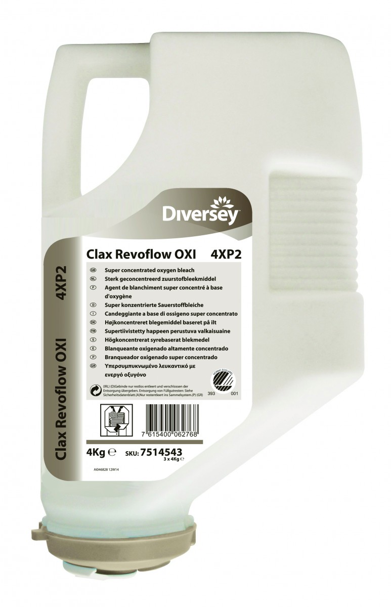 Clax Revoflow Oxi Pur-Eco candeggiante ossigeno 4kg.- 3 pz x ct