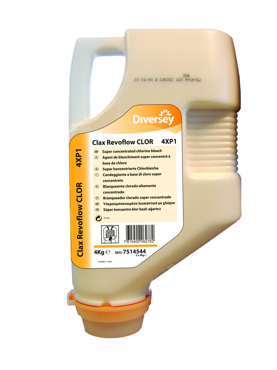 Clax Revoflow Clor candeggiante cloro 4kg.- 3 pz x ct