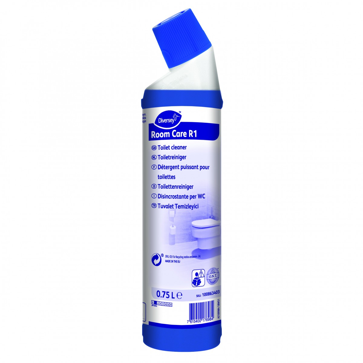 Room Care R1 detergente acido citrico WC viscoso 750 ml