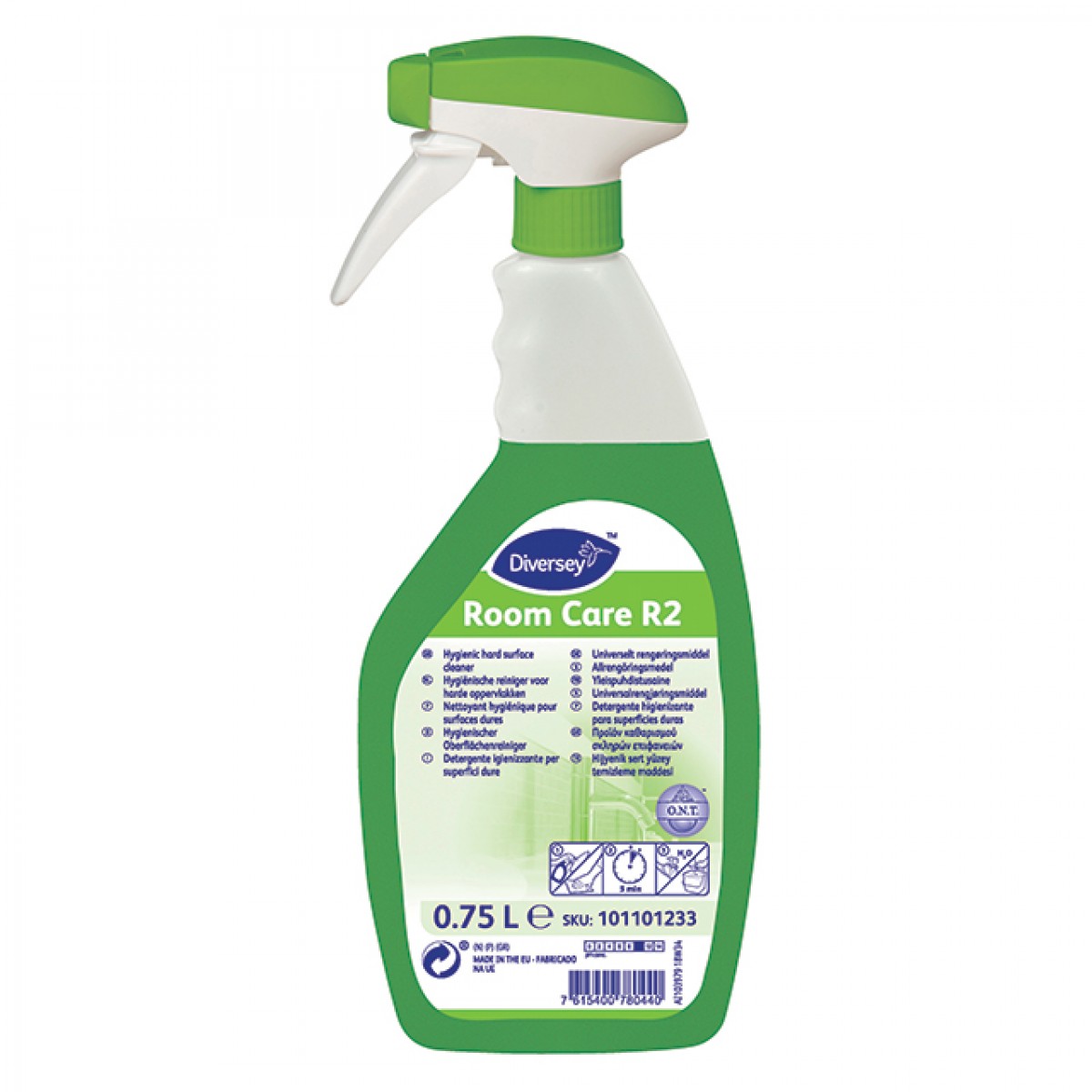 Room Care R2 detergente igienizzante sup. - 6 flac.+1 spruz.- 6 pz x ct