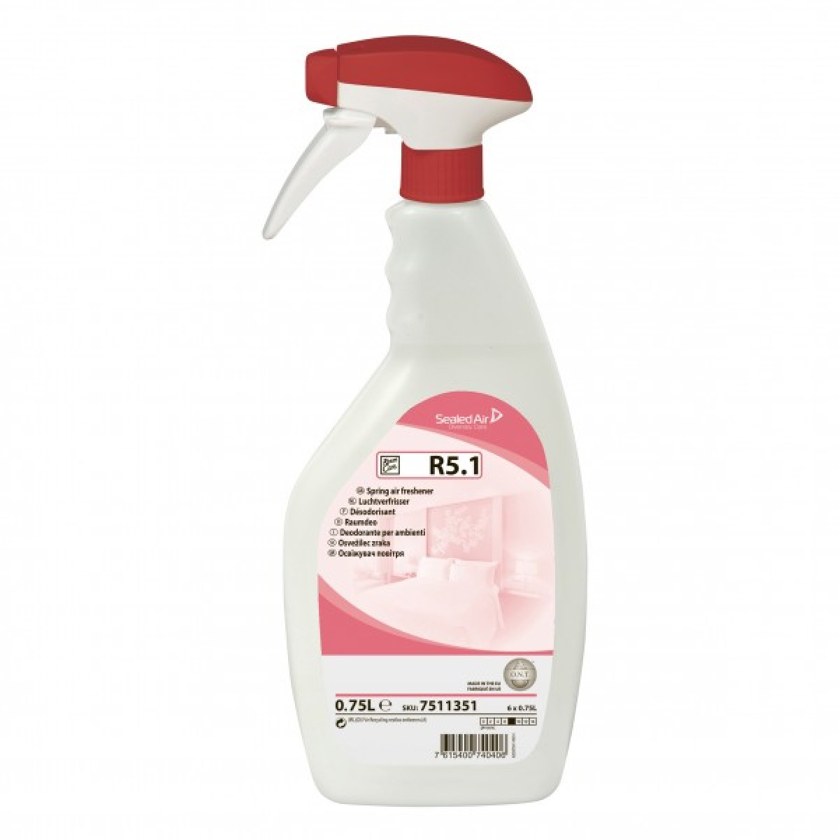 Room Care R5.1 deodorante ambienti primavera 750 ml - 1 spr. - 6 pz x ct