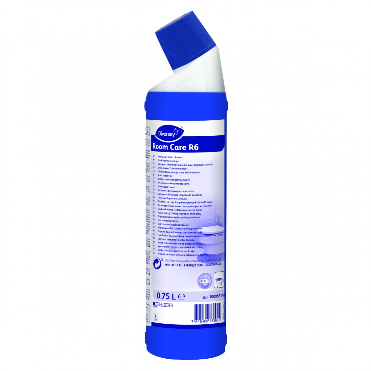 Room Care R6 disincrostante detergente WC viscoso 750 ml - 6 pz x ct