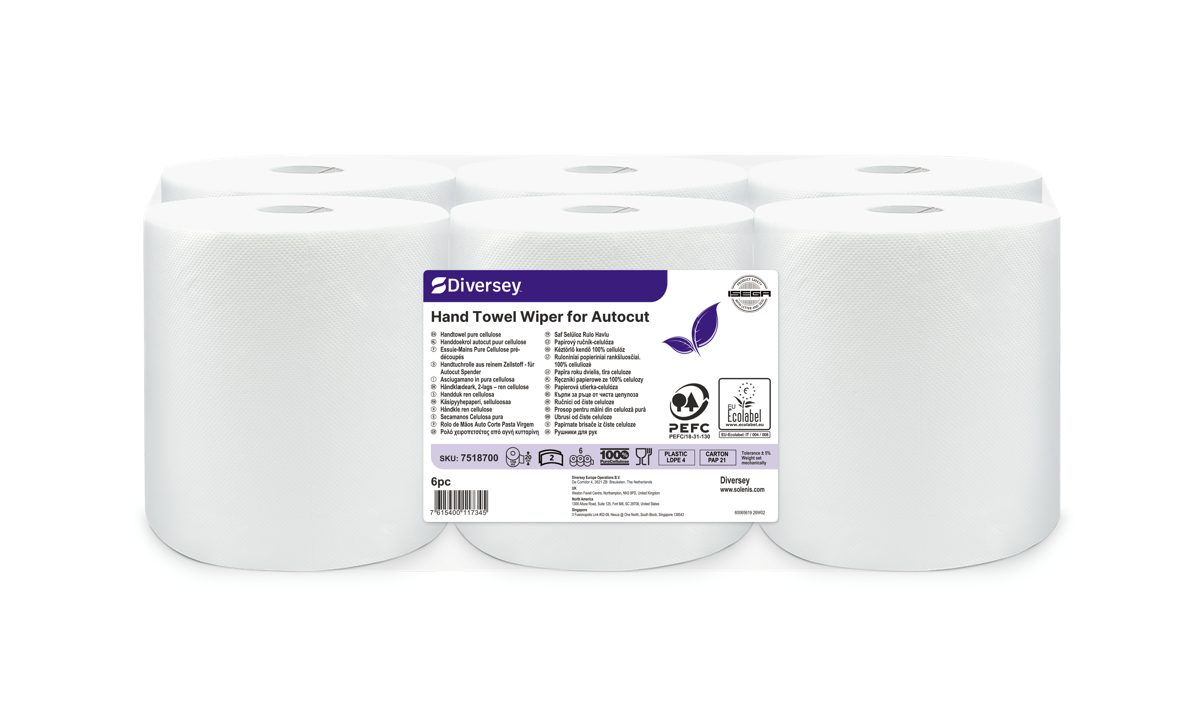 Asciugamano a rotolo autocut pc 2v 150 m - 6 pz x ct