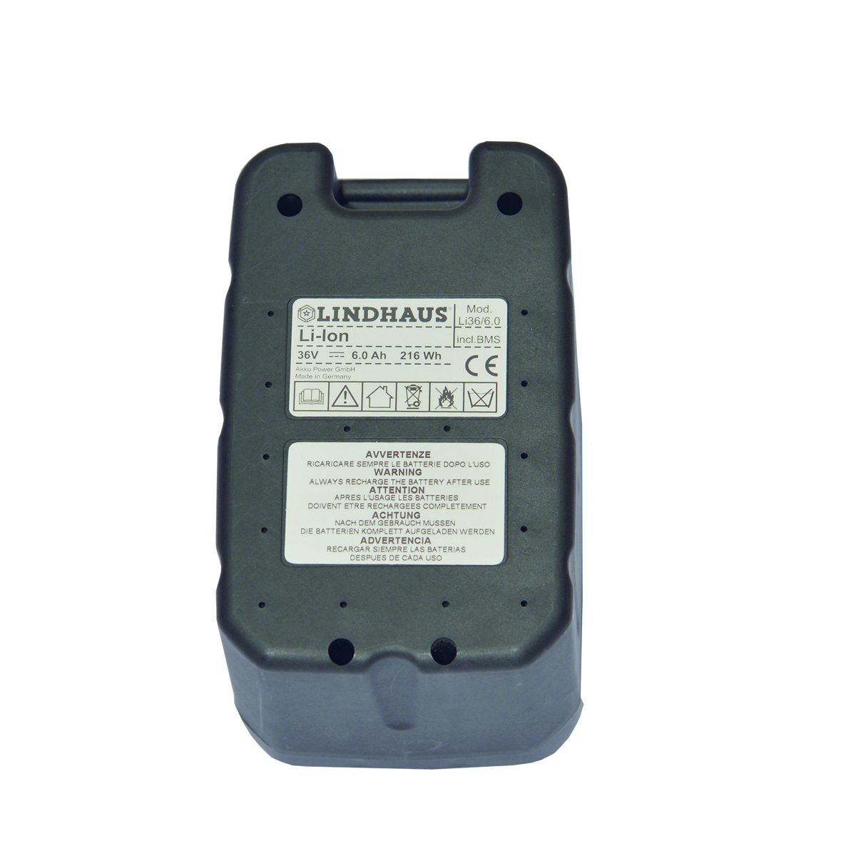 Batteria litio 36V 6Ah Swingo 150 - Aero Up 28 - Aero Bp
