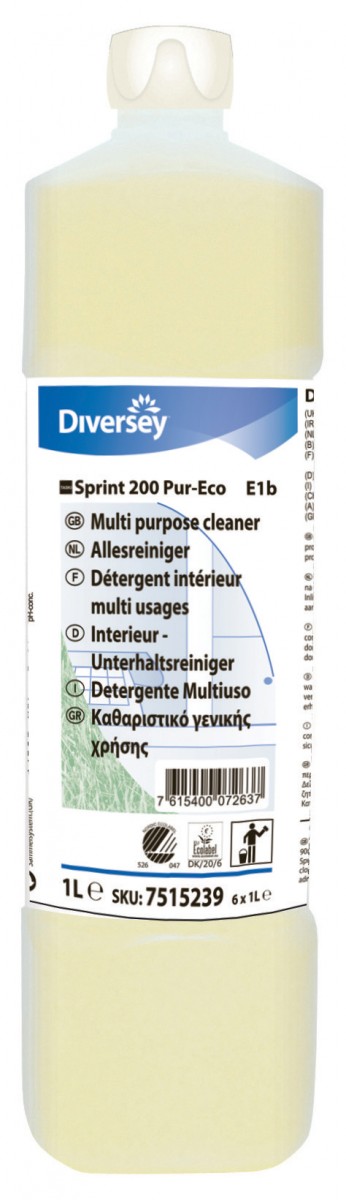 Taski Sprint 200 Pur-Eco flacone lt.1 - 6 pz x ct