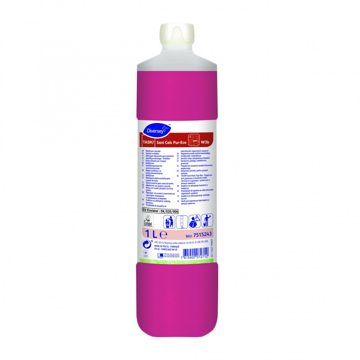 Taski Sani Calc Pur-Eco flacone lt.1 - 6 pz x ct