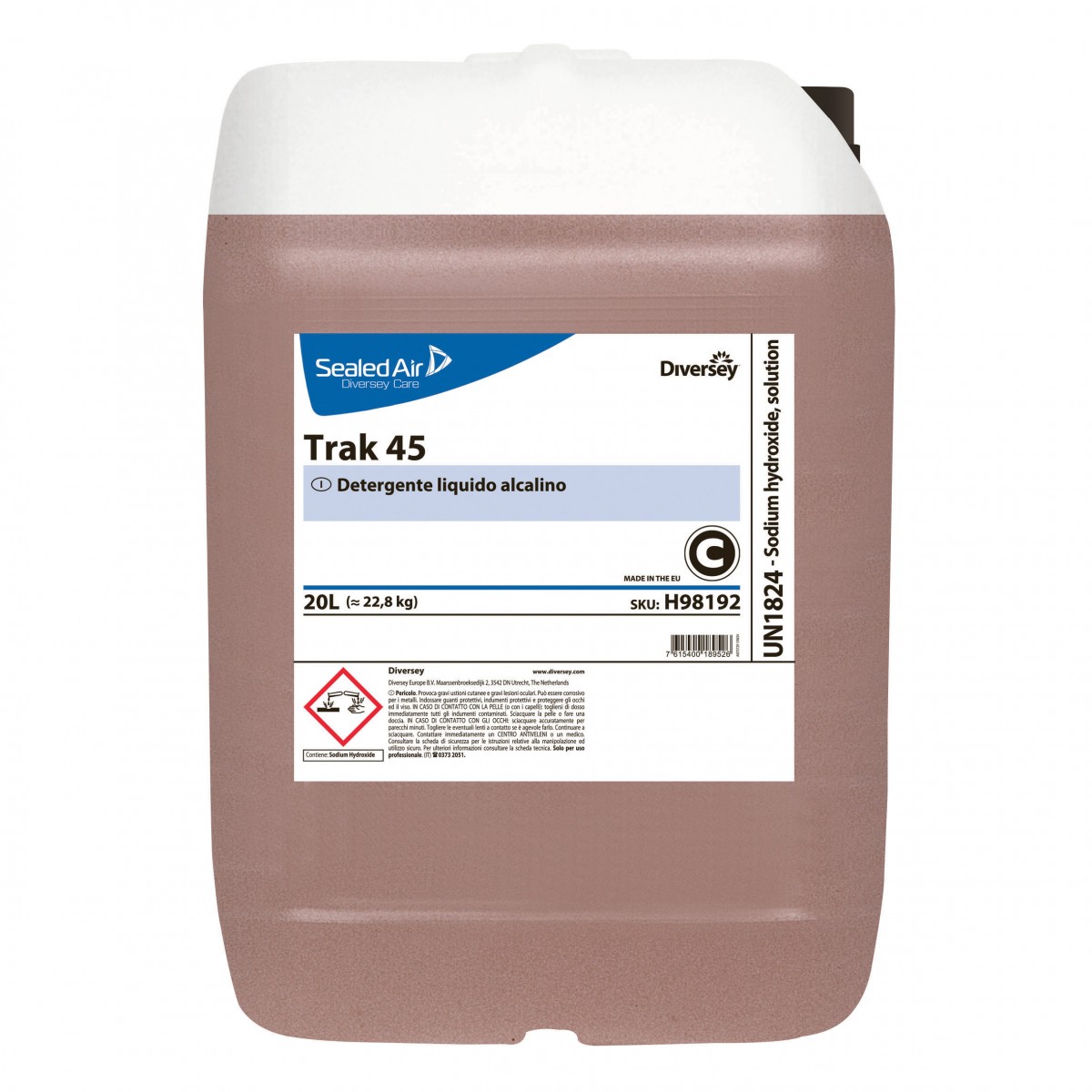 Trak 45 detergente liquido schiumogeno
