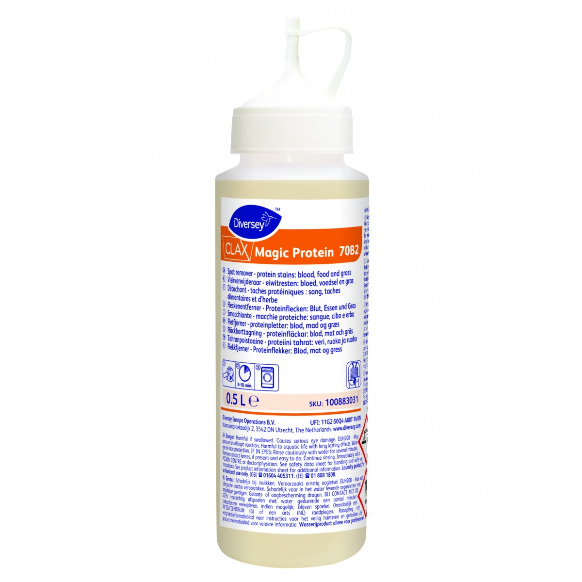 Clax Magic Protein smacchiatore macchie proteiche 500 ml - 4pz x ct