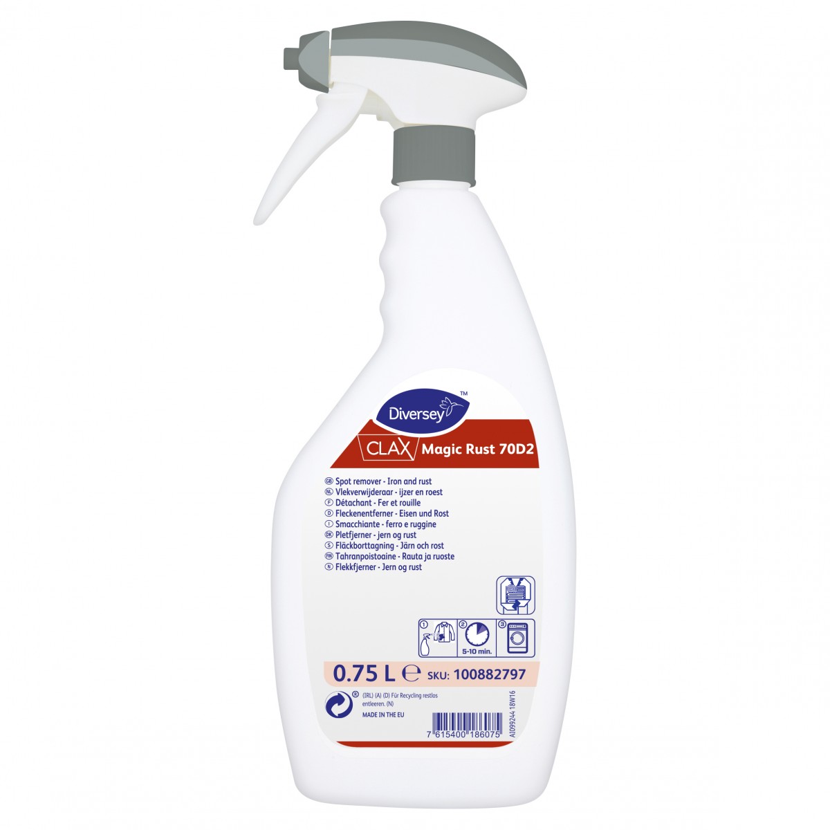 Clax Magic Rust smacchiatore metallo e ruggine 750 ml - 6 pz x ct