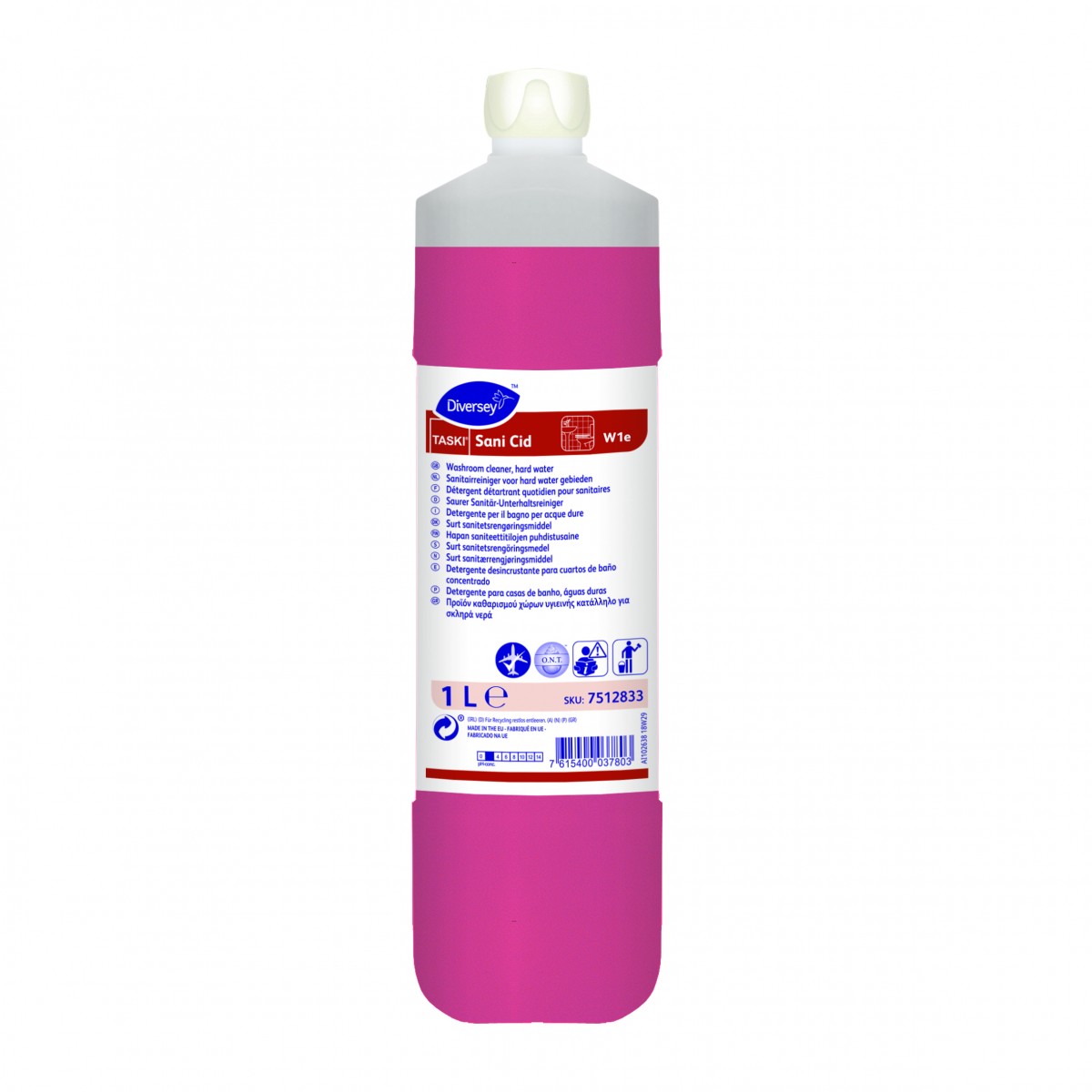 Taski Sani Cid det. disincrostante acido citrico fl. 1 lt - 6 pz x ct