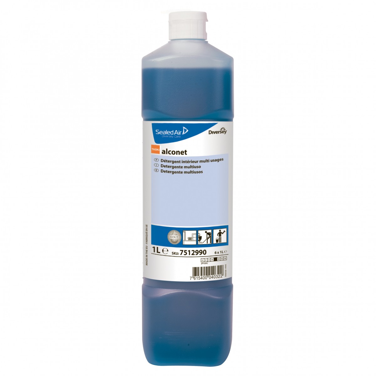Taski Alconet detergente arredi pavimenti profumato 1 lt - 6 pz x ct