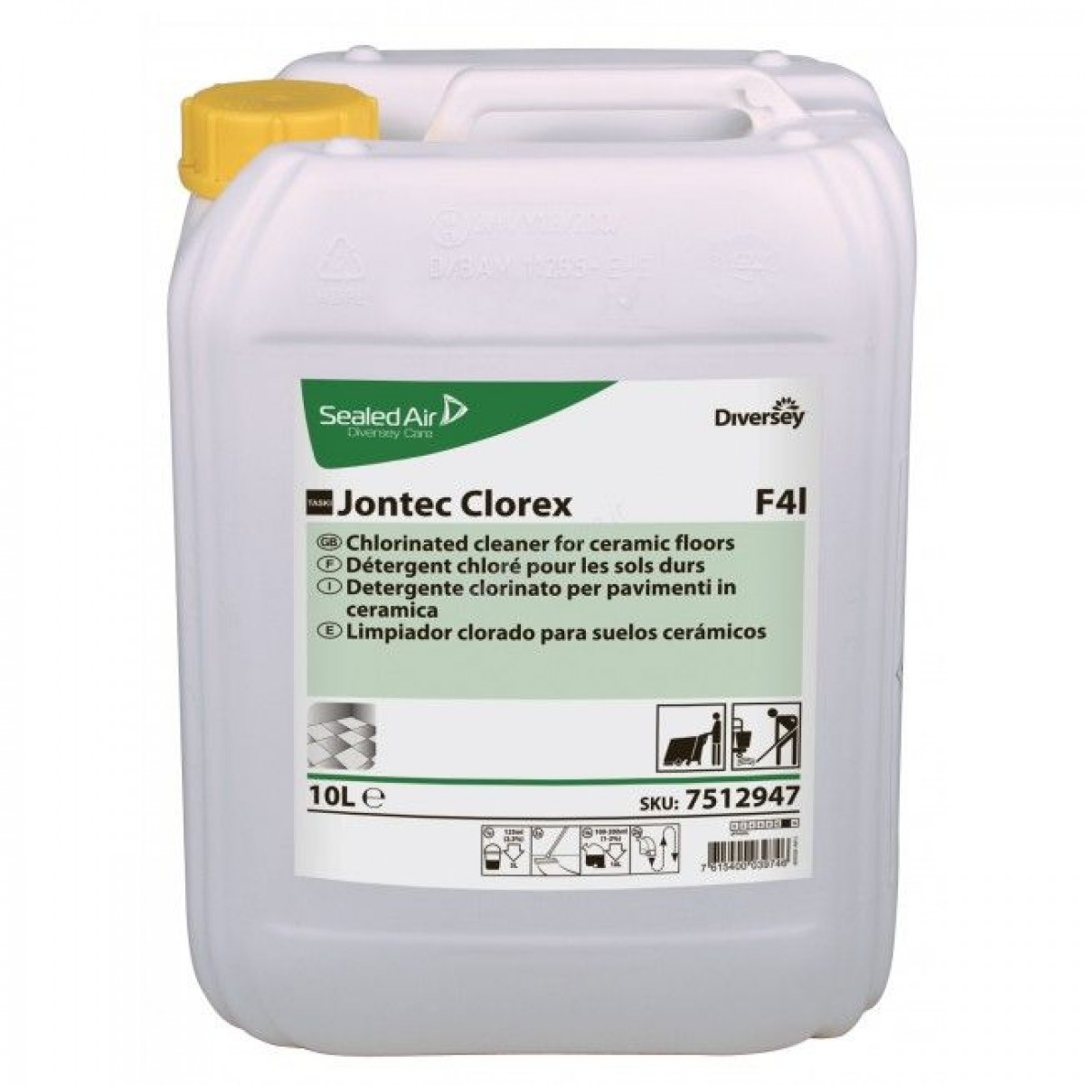 Taski Jontec Clorex detergente cloro ta 10 lt