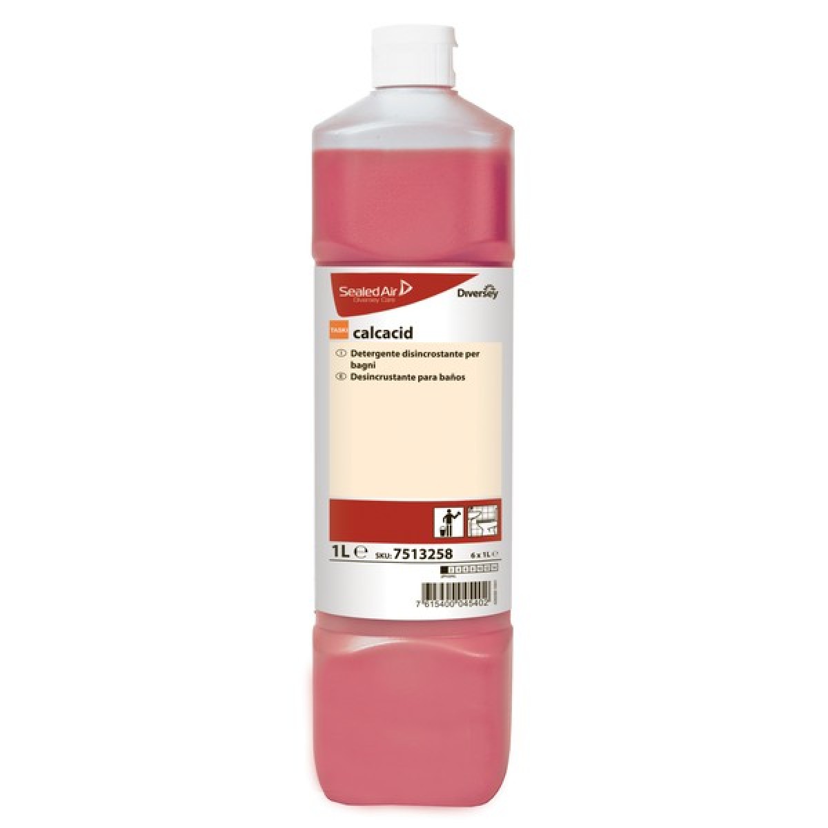 Taski Calcacid disincrostante acido ortofosforico fl.1 lt - 6 pz x ct