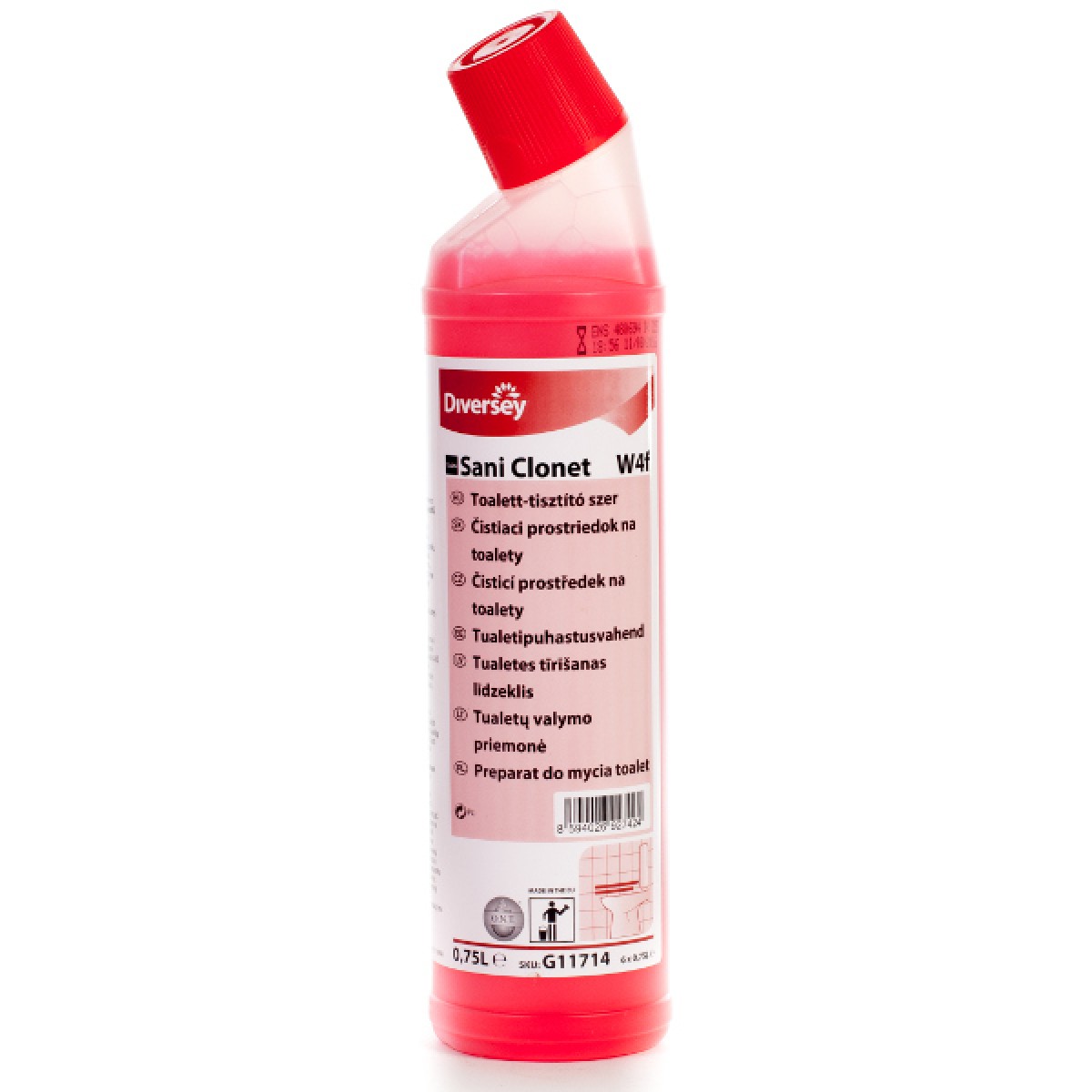 Taski Sani Clonet detergente disincrostante WC 750 ml - 6 pz x ct