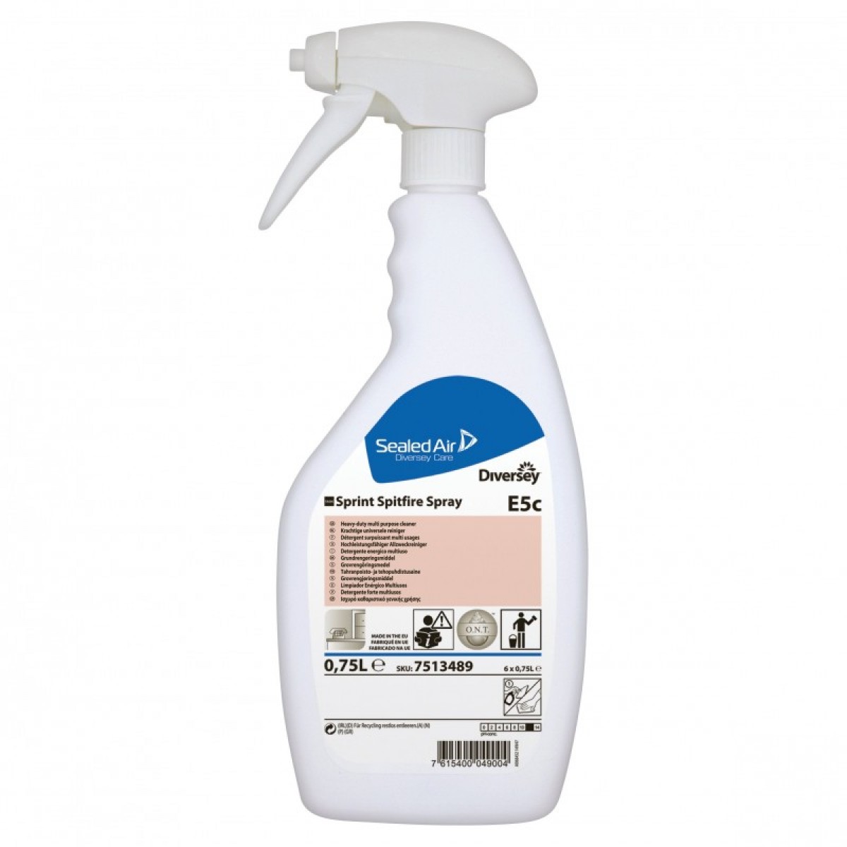 Taski Sprint Spitfire Plus deterg. grasso inchiostro 750 ml - 6 pz x ct