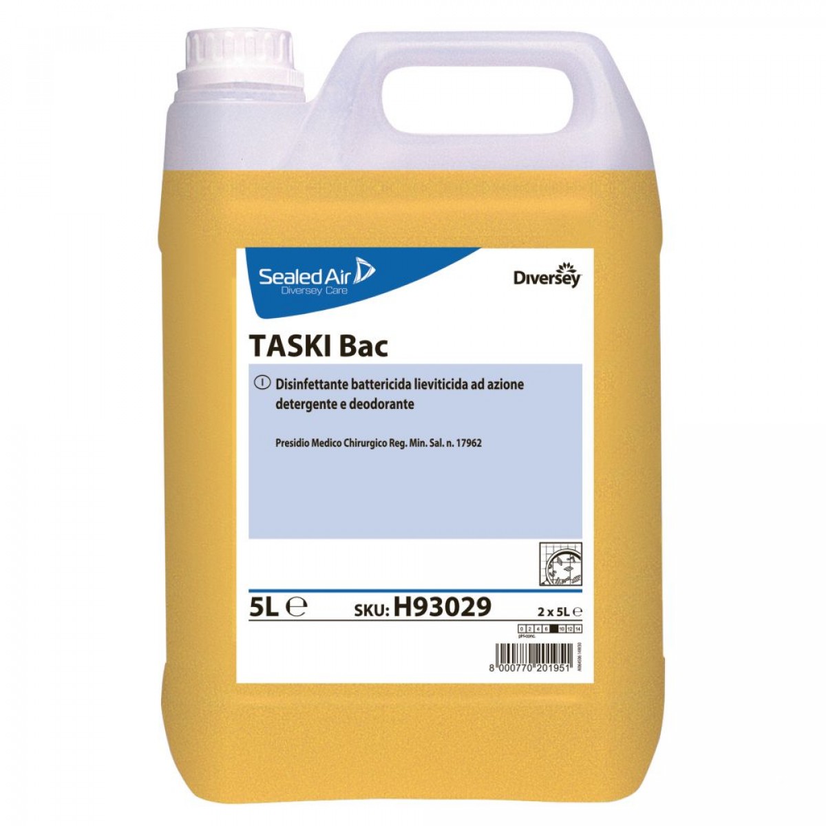 Taski Bac detergente disinfettante profumato 5 lt - 2 ta x ct
