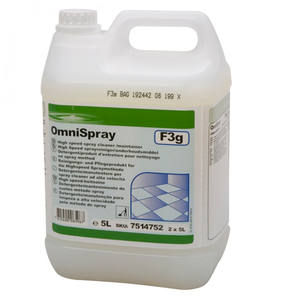 Taski Jontec Omnispray detergente spray cleaning 5 lt - 2 ta x ct