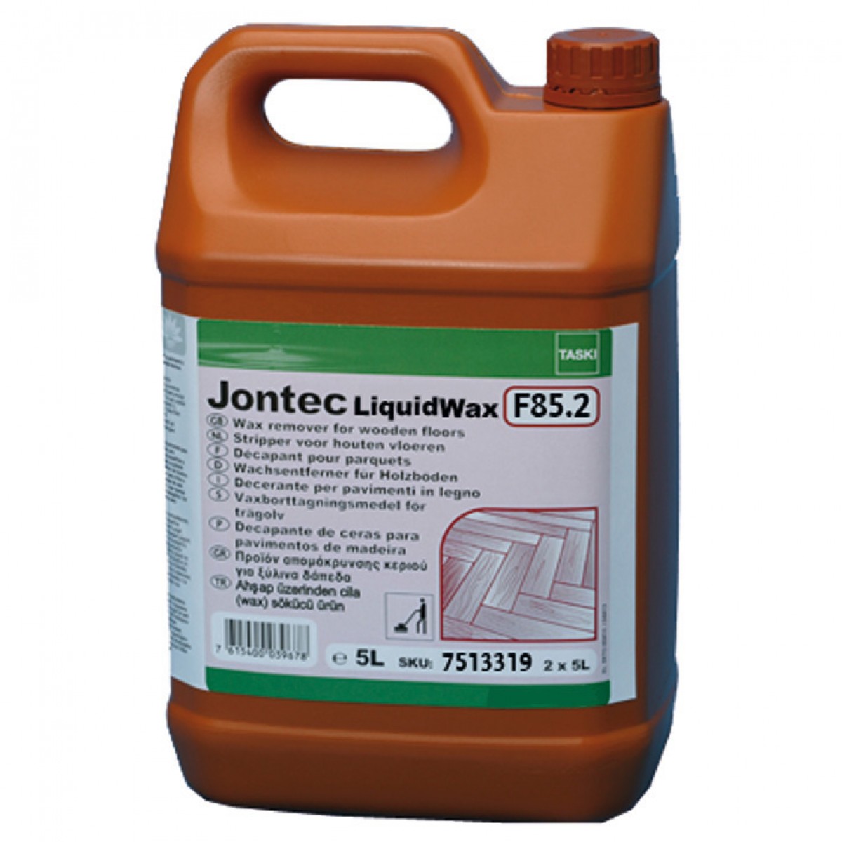 Taski Jontec Bourne Wax cera solvente pavimenti legno 5 lt - 2 ta x ct
