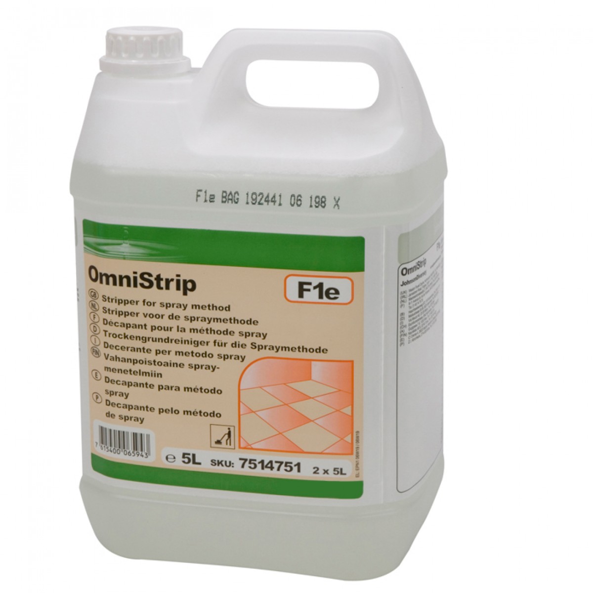 Taski Jontec Omnistrip decerante a secco 5 lt - 2 ta x ct