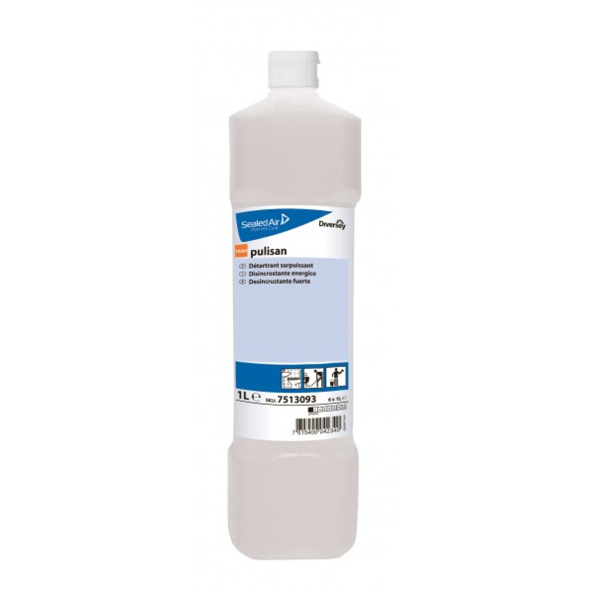 Taski Pulisan disincrostante acido fl.1lt. - 6 pz x ct