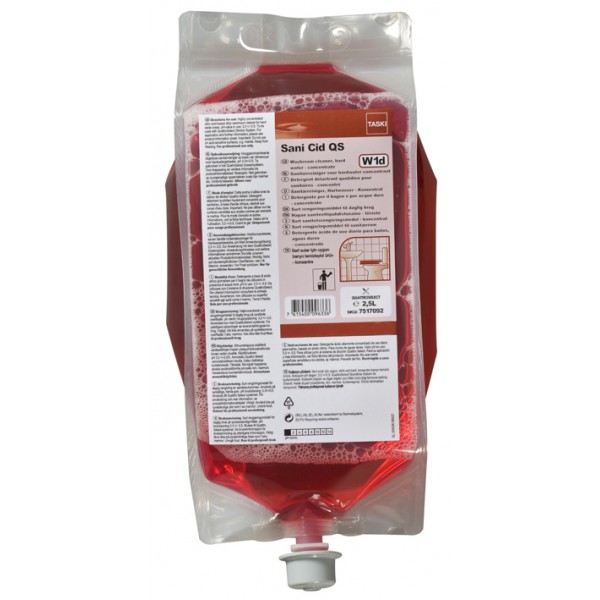 Taski Sani Cid QS deteterg. acido citrico bagno 2,5 lt - 2 pz x ct