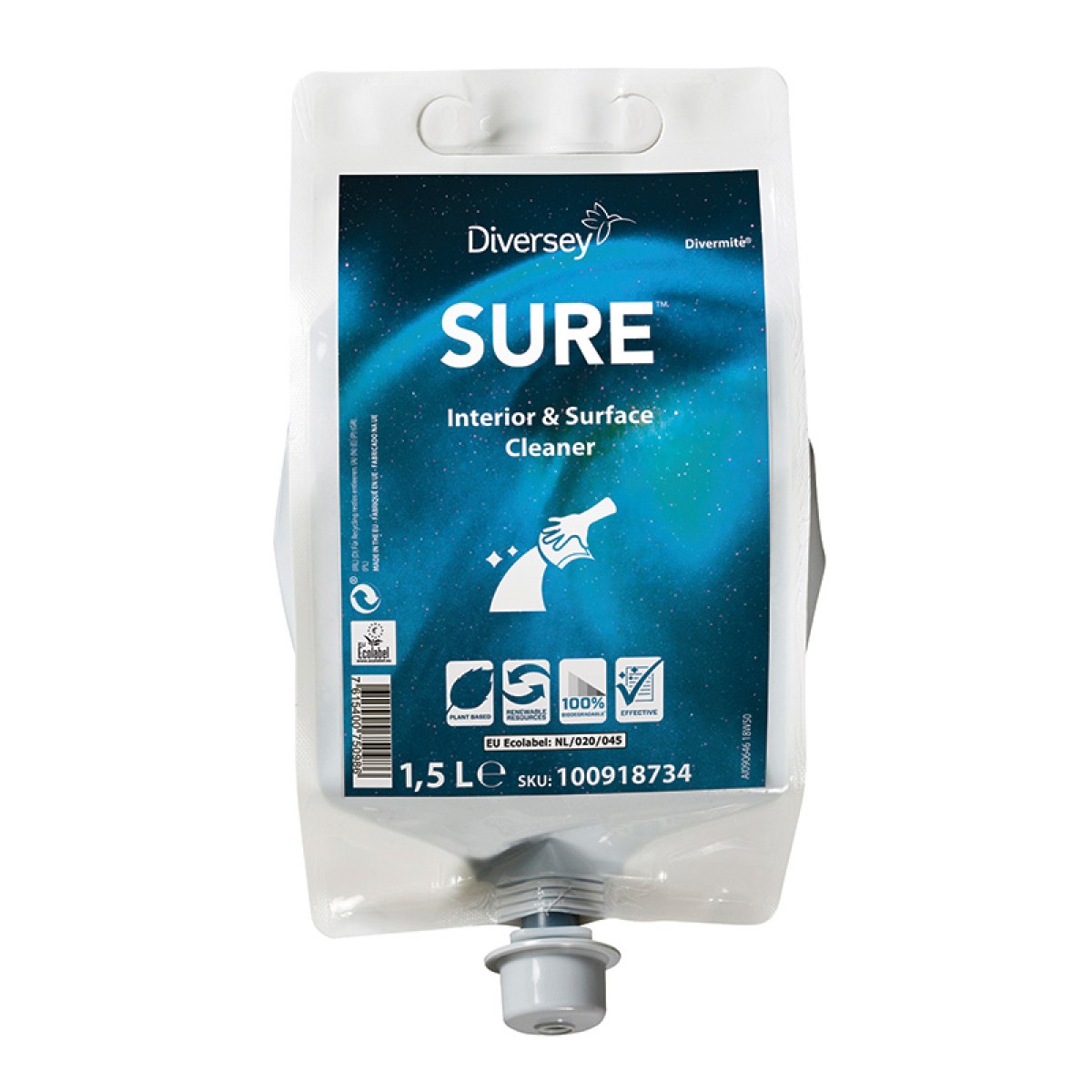 SURE Interior&Surface Cleaner Divermite 1,5 lt*
