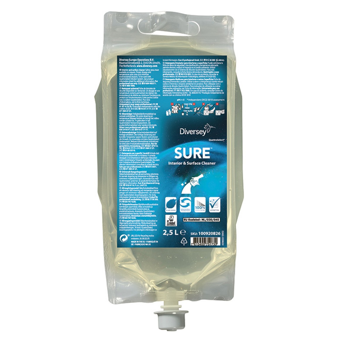 SURE Interior&Surface Cleaner QS 2,5 lt