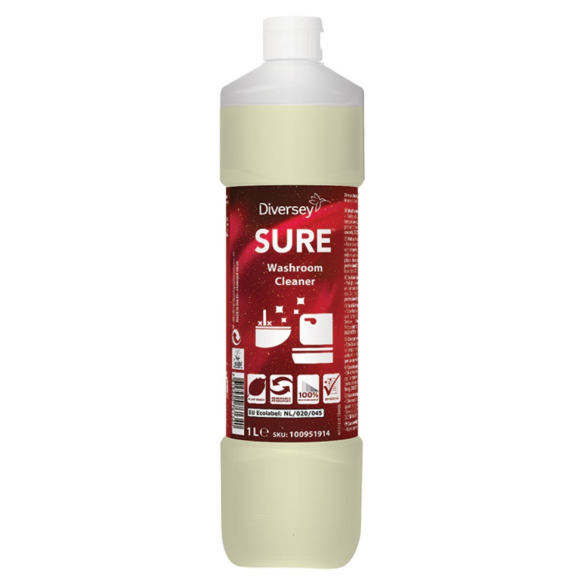 SURE Washroom Cleaner detergente bagno fl.1 lt