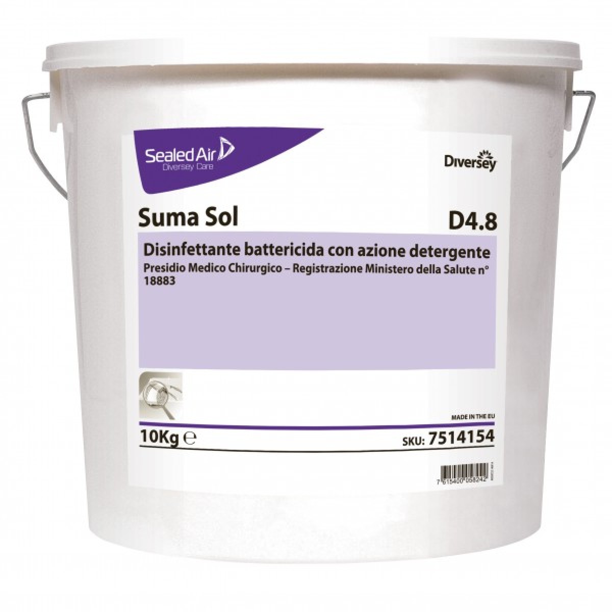 Suma Sol D4.8 detergente disinfettante Reg.Min.Sal. n.18883