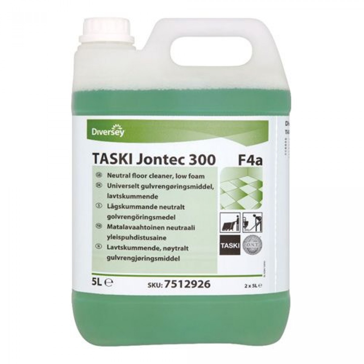 Taski Jontec 300 detergente ta 5 lt. - 2 ta x ct
