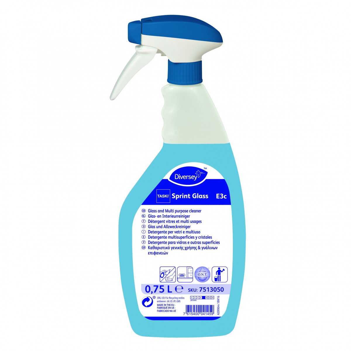 Taski Sprint Glass detergente vetri e multiuso 750 ml - 6 pz x ct