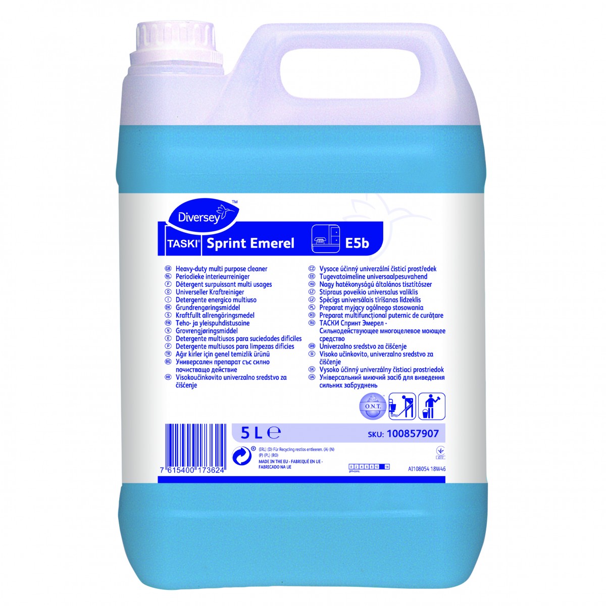 Taski Sprint Emerel Plus detergente energico multiuso 5 lt