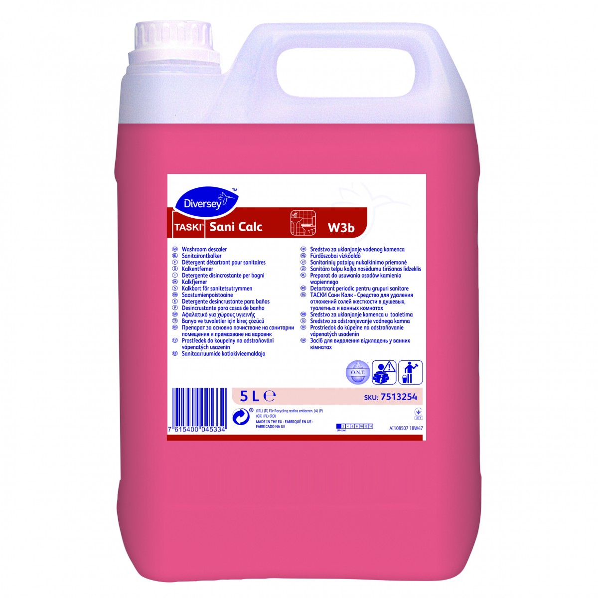 Taski Sani Calc W3b disincrostante bagno ta 5 lt - 2 ta x ct