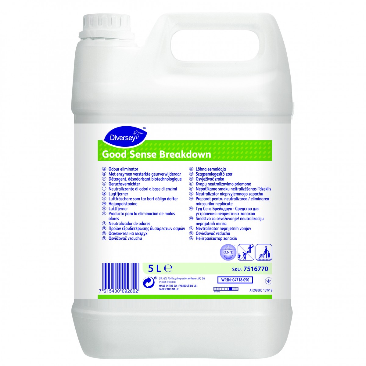 Good Sense BreakDown neutralizzante odori enzimatico 5 lt - 2 ta x ct