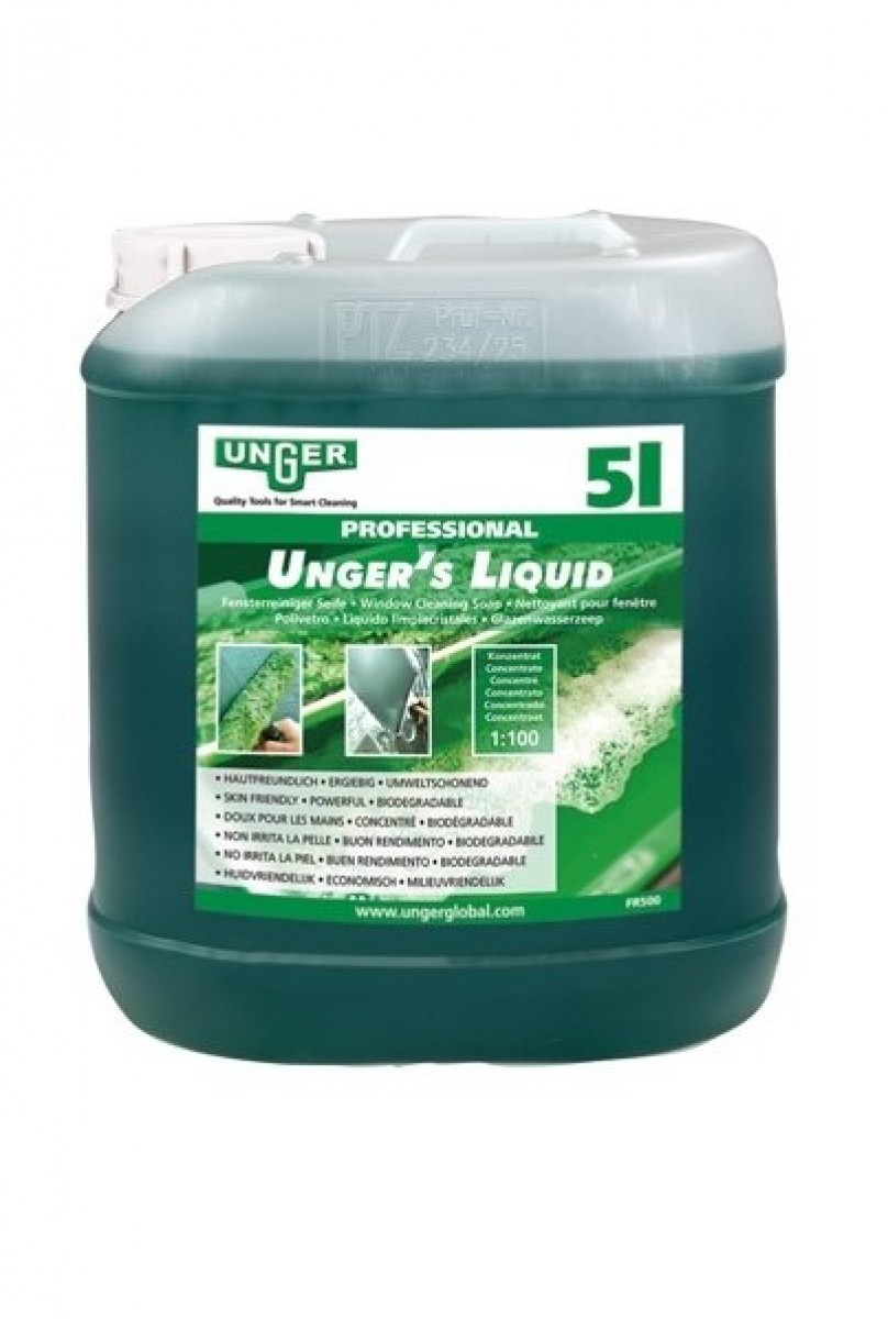 Detergente vetri Unger's Liquid - tan. 5 lt