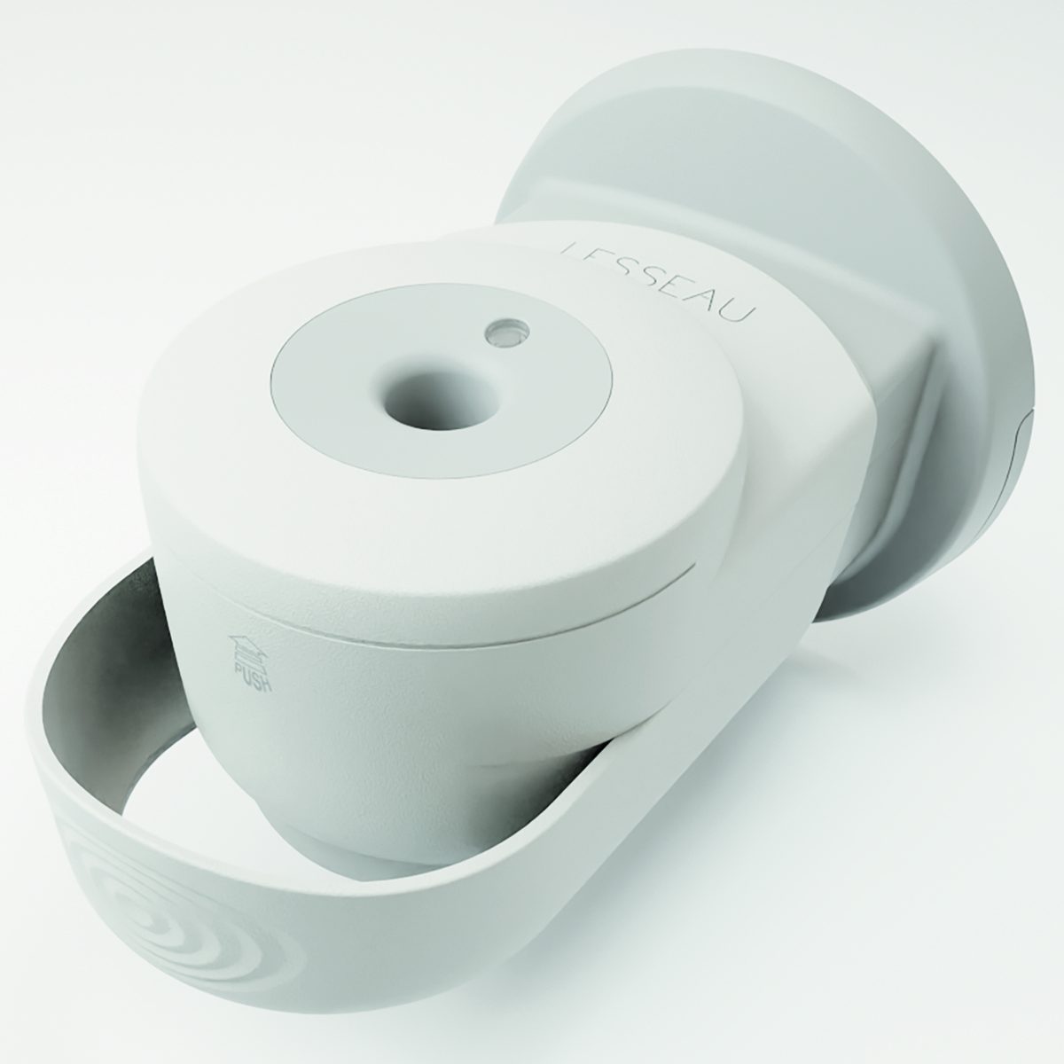 Dispenser sapone mani solido Lesseau manuale bianco