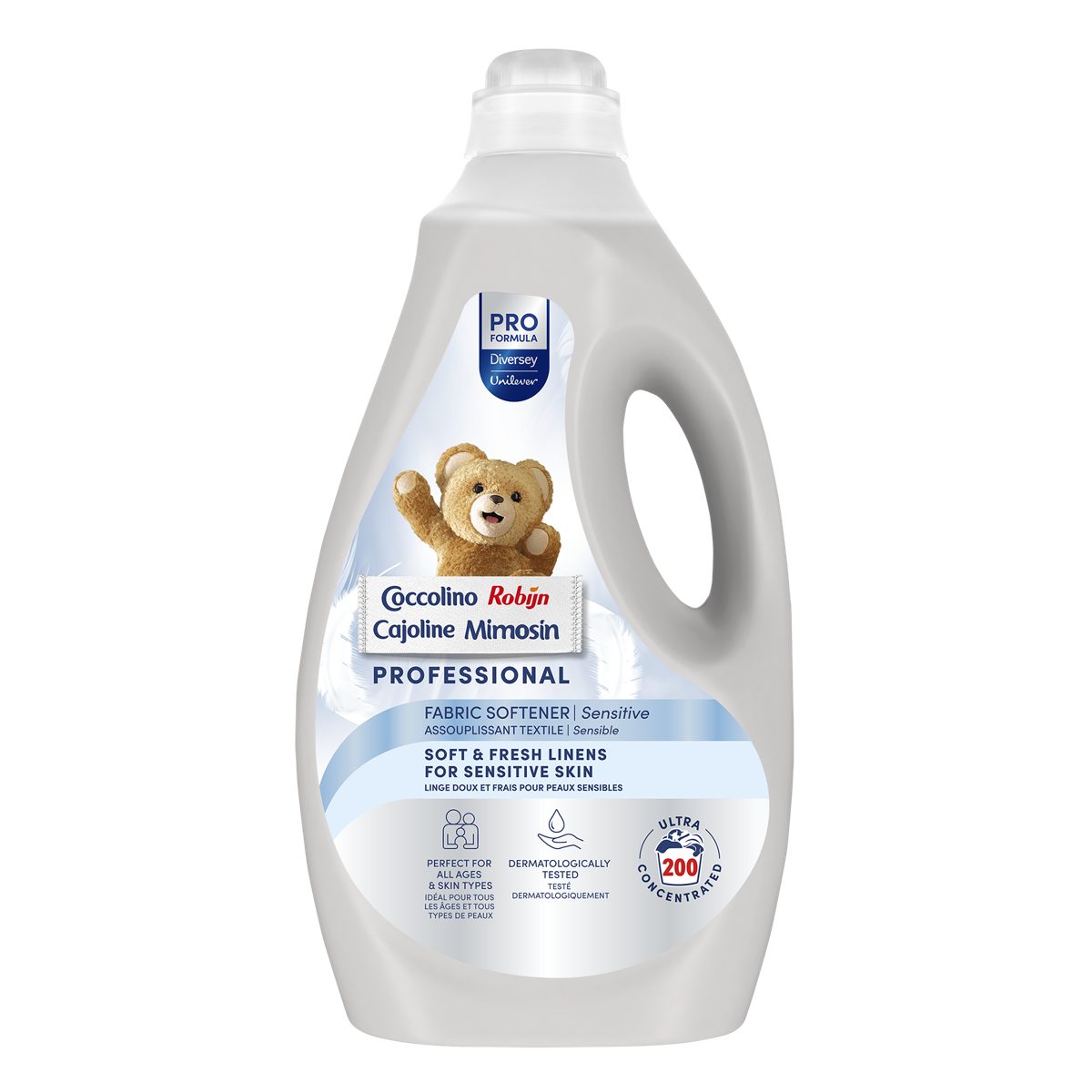 Coccolino sensitive Professional ammorbidente concentrato 5 lt - 2 ta x ct