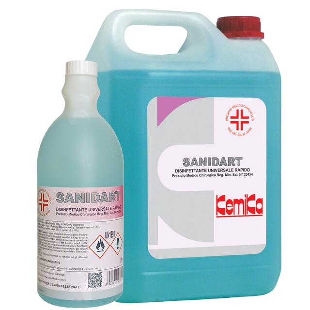 Sanidart 3C pulitore sanificante superconc. lt.5 ES