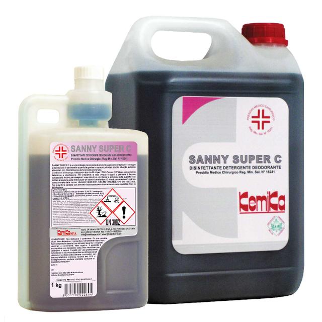 Sanny Super C 2x5 kg disinfett.detergente deodor.s/conc ES